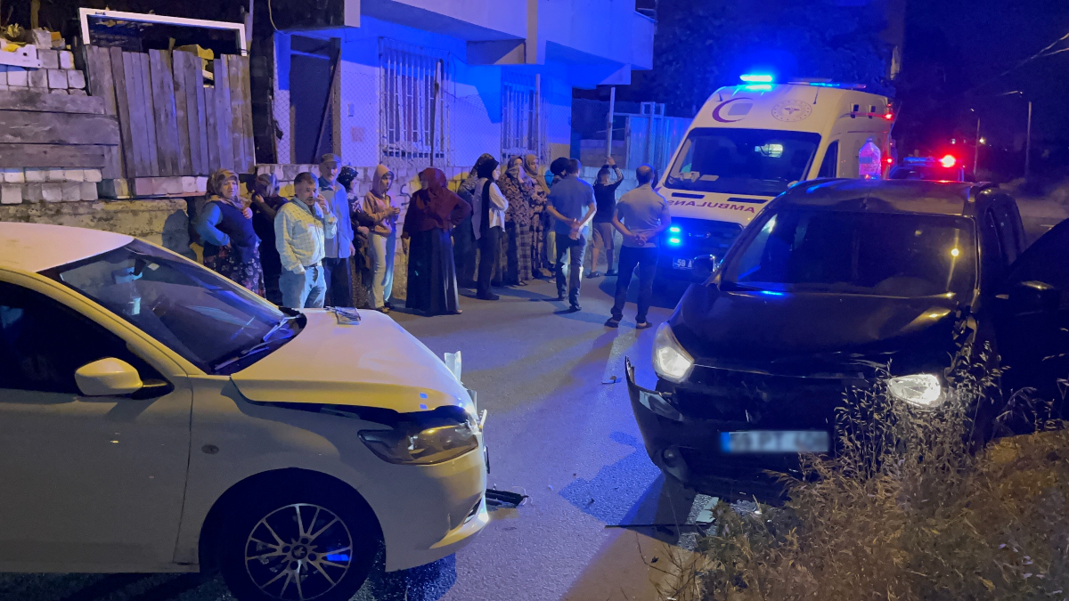 Tekirdağ’da alkollü sürücü park halindeki araca çarptı