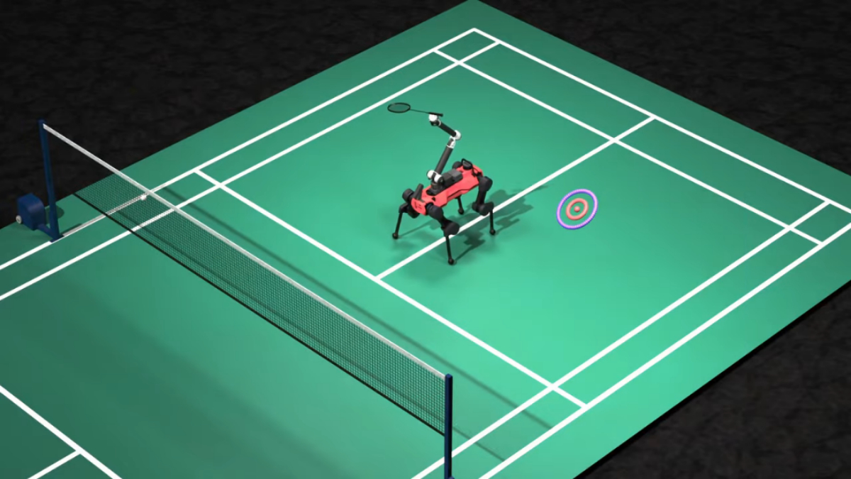 İnsanlarla badminton oynayan robot: ANYmal