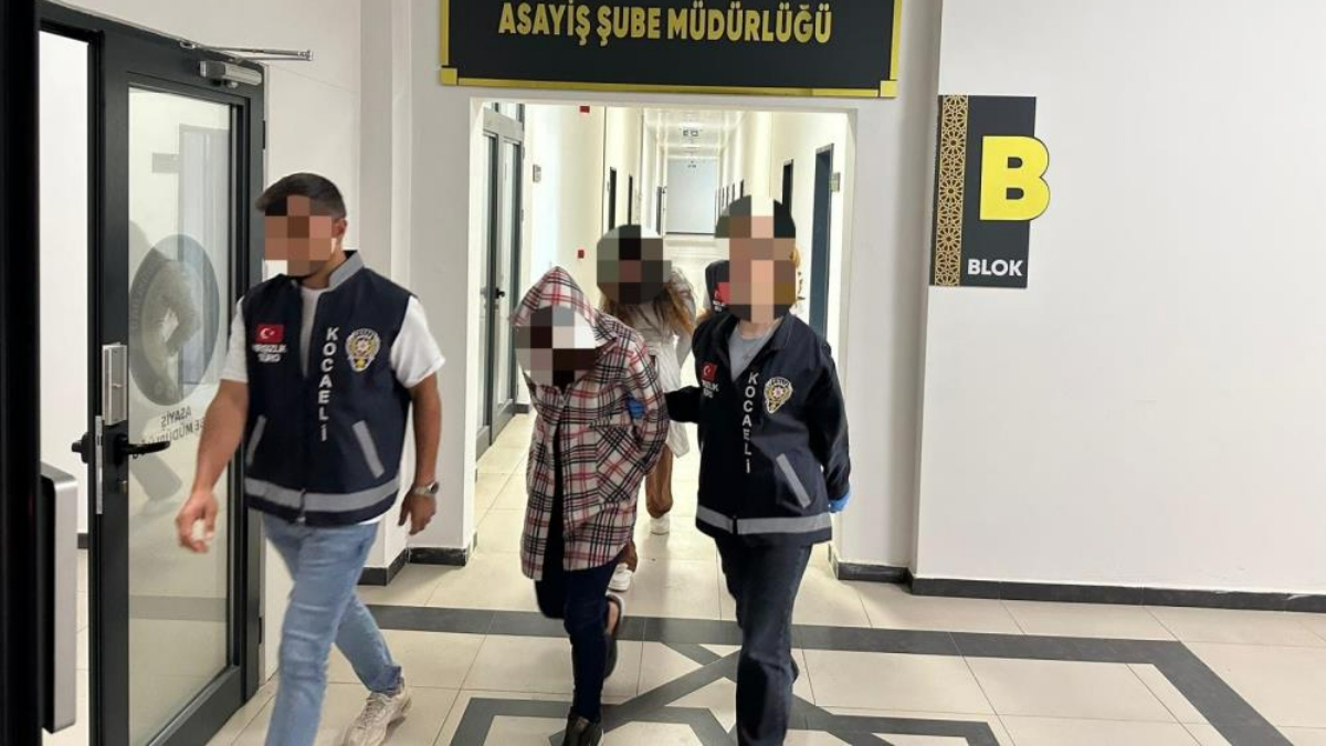 Kocaeli’de 155 suç kaydı bulunan kadınlar yakalandı