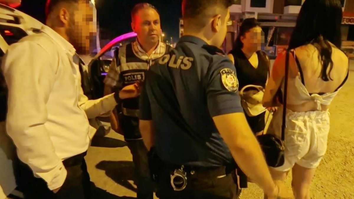 Aksaray'da saldırıya uğrayan kadını polisin anında müdahalesi kurtardı