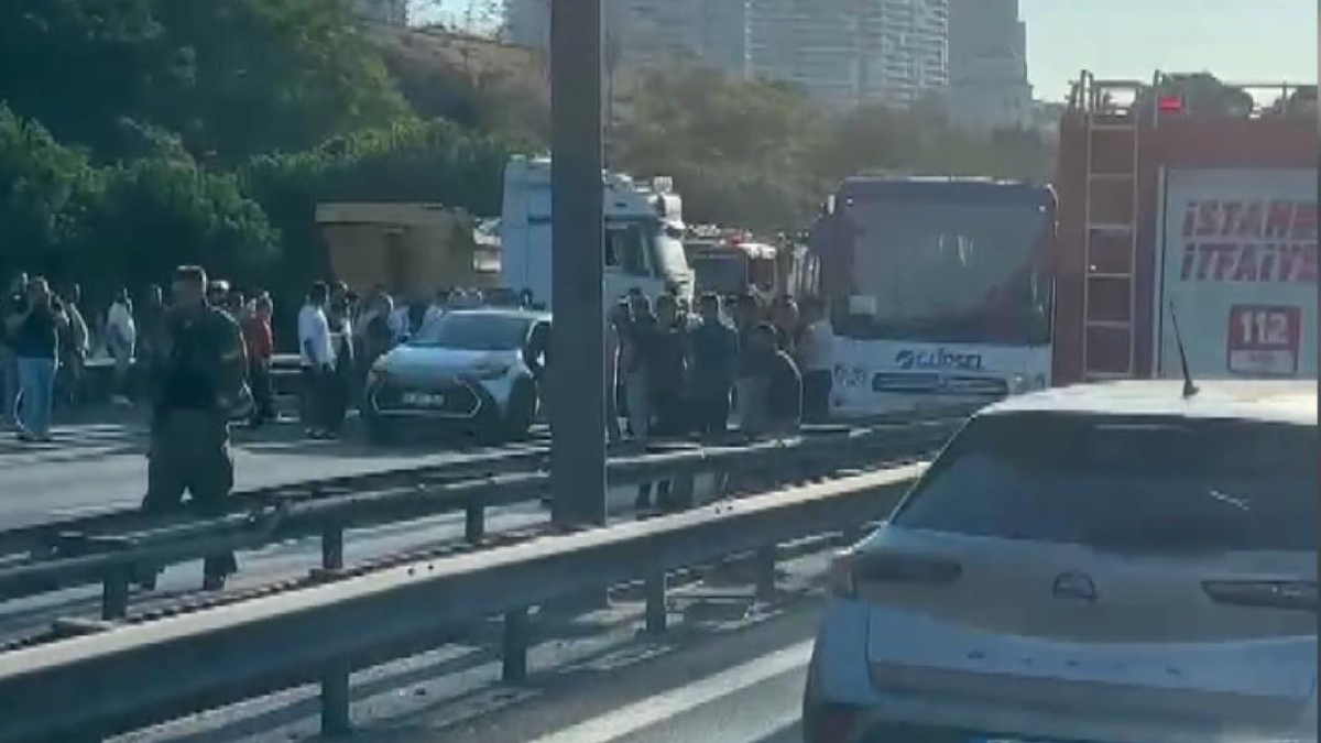 TEM otoyolunda zincirleme kaza: 1 ölü, 9 yaralı