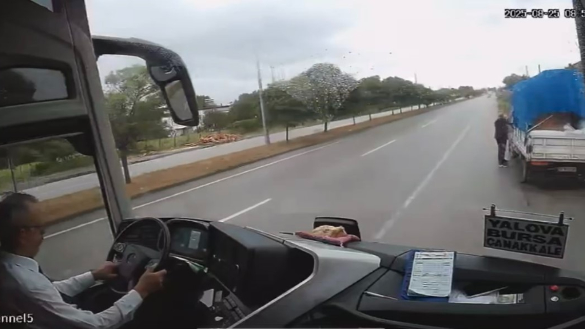 Samsun'da 2 kişinin öldüğü otobüs kazasının görüntüleri ortaya çıktı