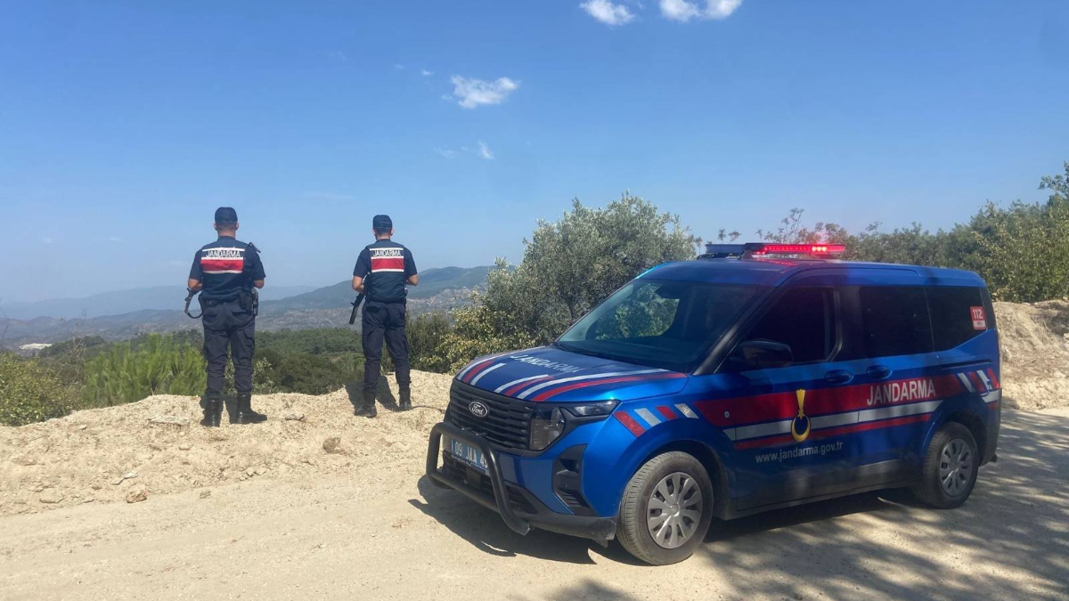 Aydın'da jandarmadan orman devriyesi