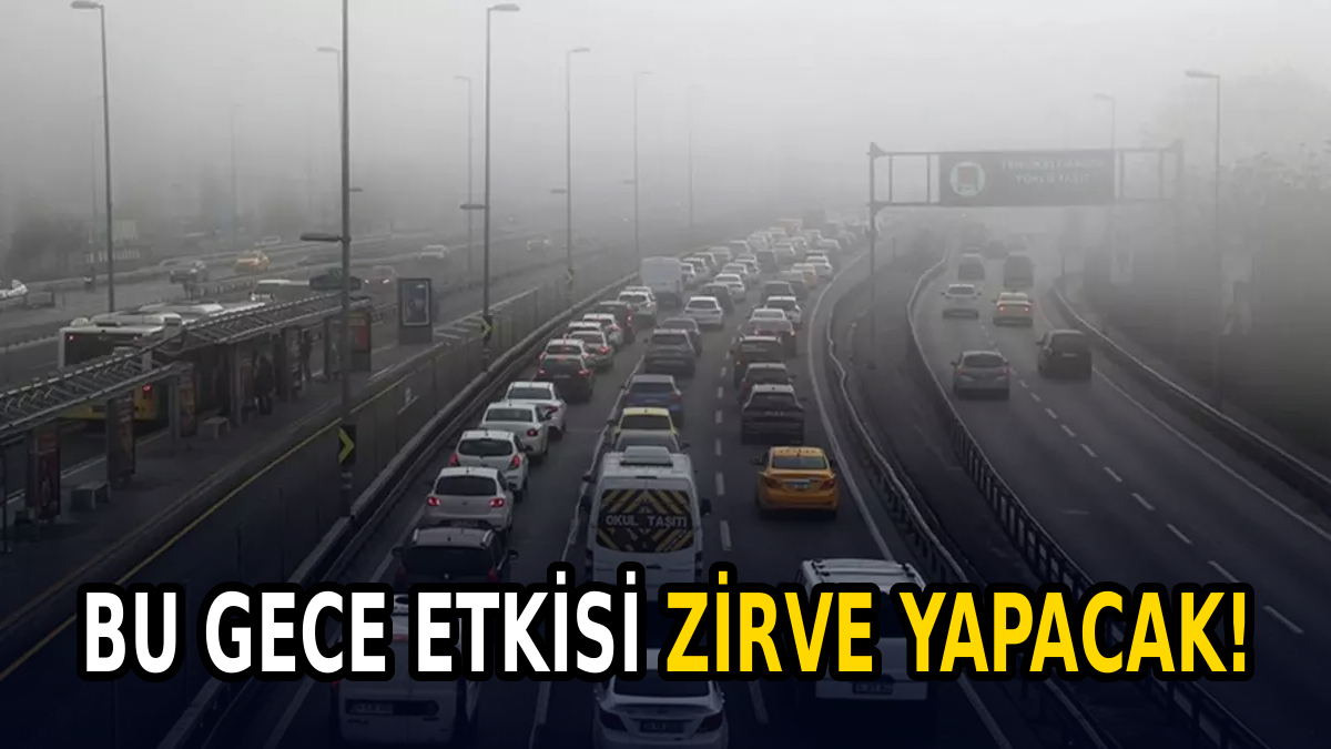 İstanbul için alarm verildi: Bu gece herkes hazırlıklı olsun…