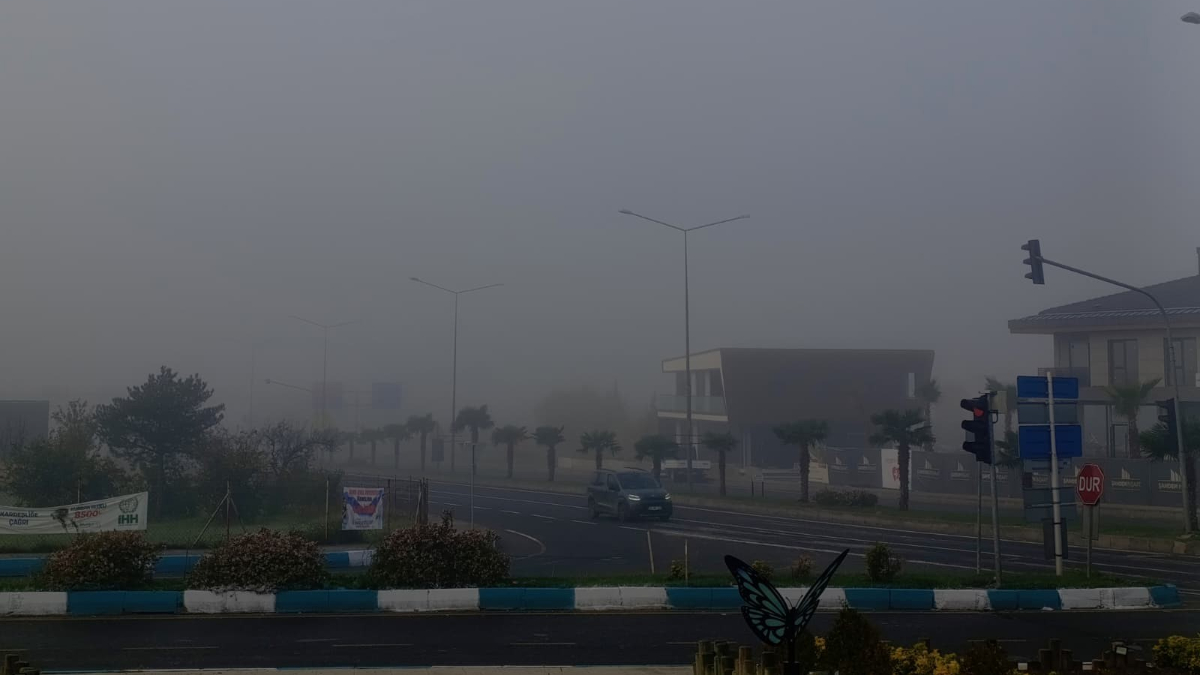 Tekirdağ, sisin içinde 'kayboldu'