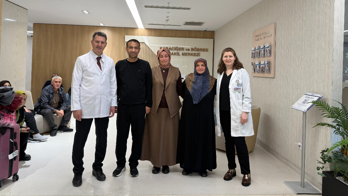 Kocaeli'de damadına böbreğini verdi