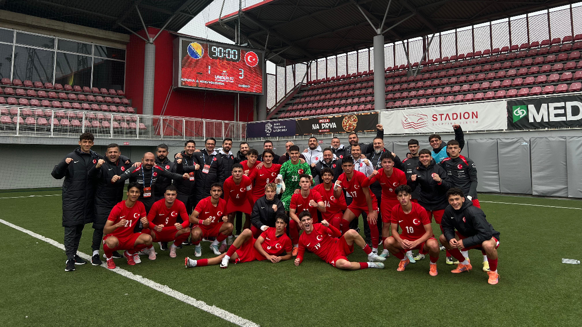 17 Yaş Altı Milli Futbol Takımı, Bosna Hersek'i yendi