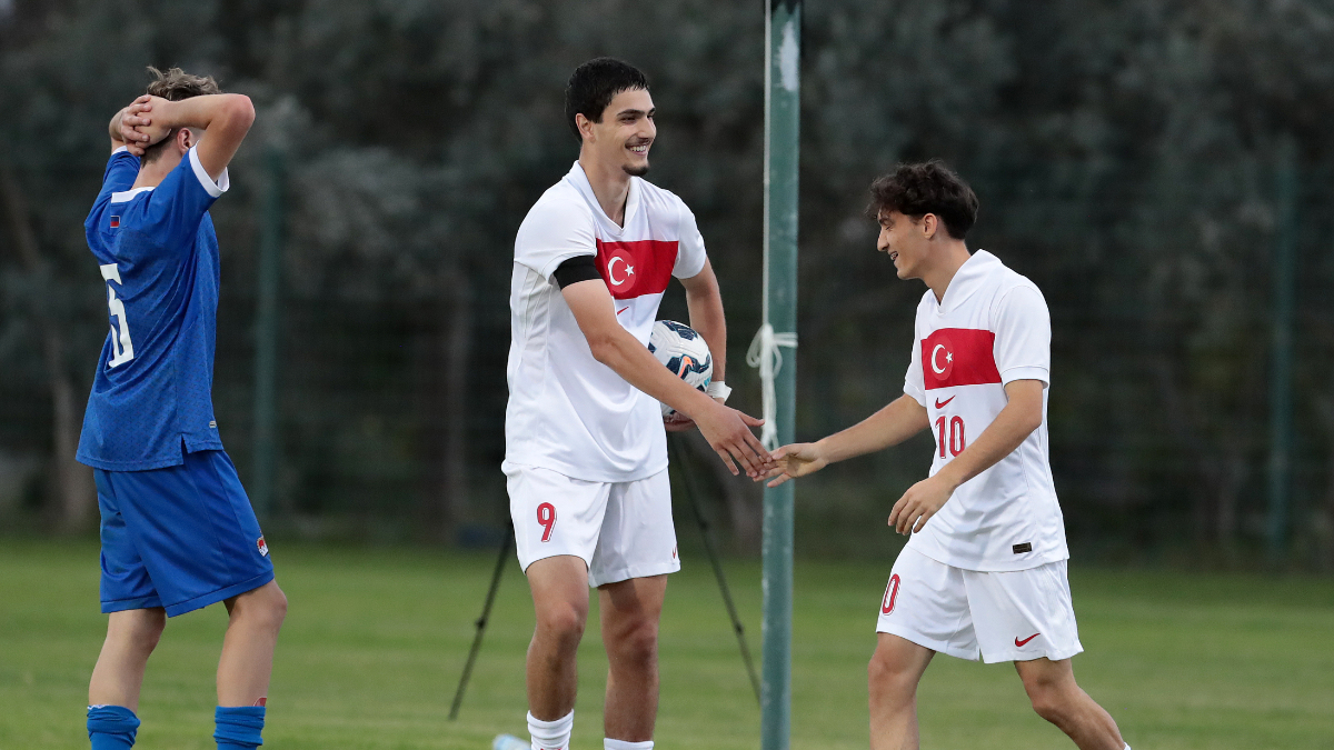 U19 Milli Futbol Takımı, Lihtenştayn'a 7 attı!