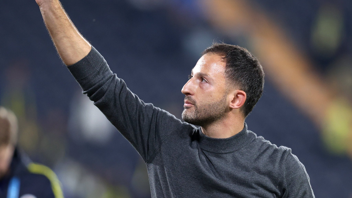 Domenico Tedesco milli arada gazetecilerle buluştu