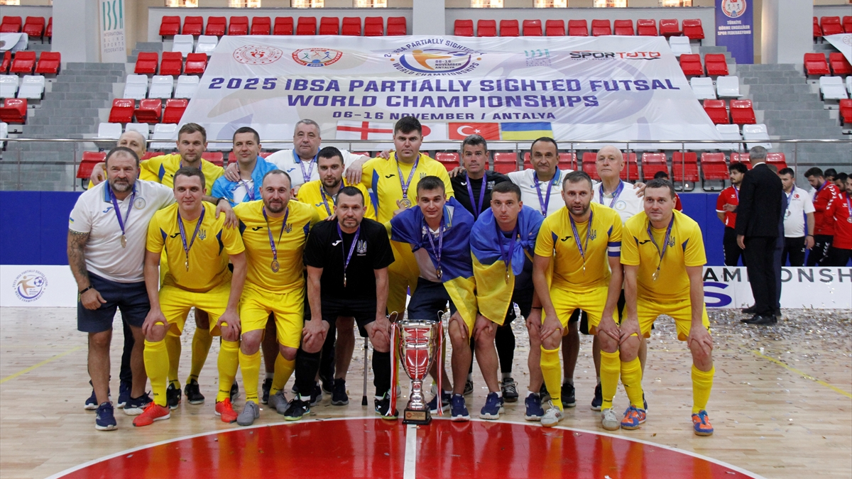 Kısmi Görme Engelliler Futsal Dünya Şampiyonası, Antalya'da tamamlandı
