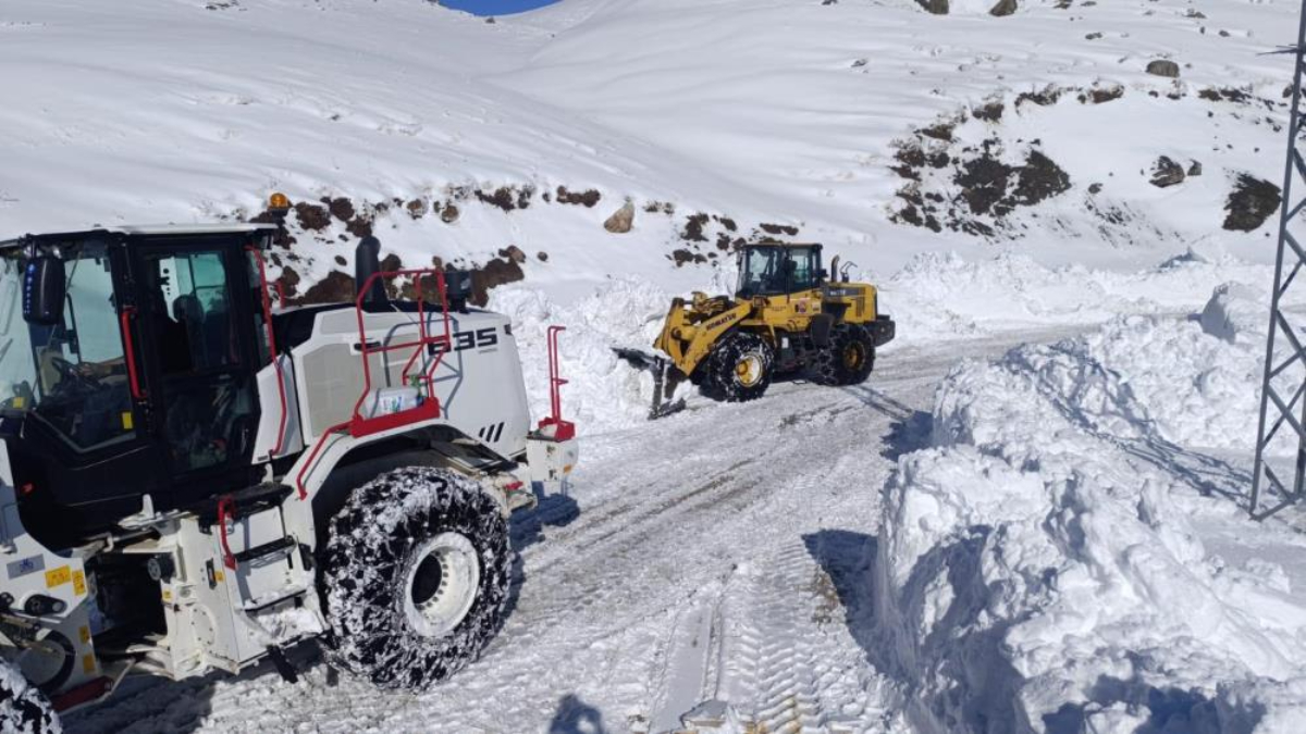 Şırnak'ta kar mesaisi kasımda başladı