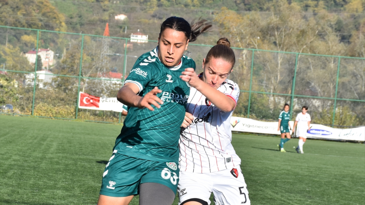 Giresun Sanayispor'a Ünye Kadın SK karşısında tek gol yetti