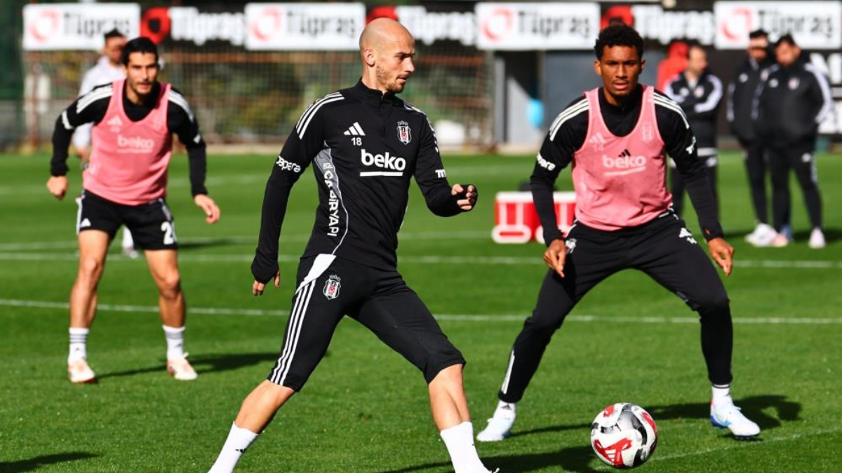 Beşiktaş'ta Trabzonspor maçı hazırlıkları devam etti