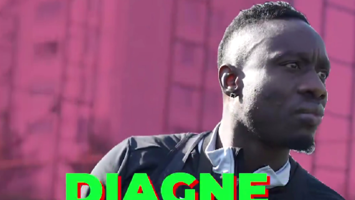 Amed Sportif Faaliyetler'in idmanı Diagne'nin taşıdığı kamerayla kaydedildi