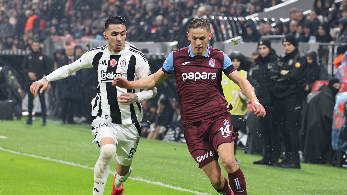 Trabzonspor - Beşiktaş maçının ilk 11'leri