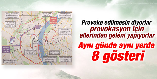Erdoğan'ın Köln mitingi sırasında 8 gösteriye izin