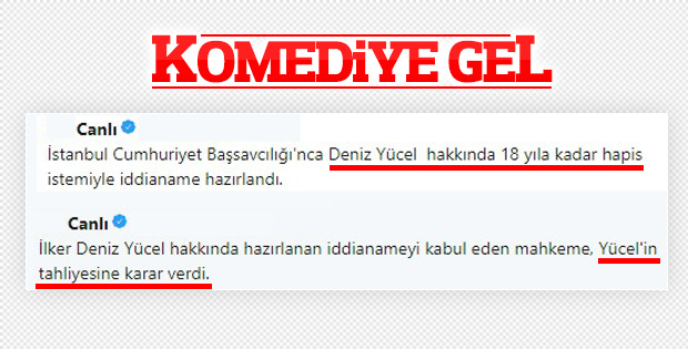 Deniz Yücel 18 yıl hapis istemine rağmen serbest kaldı