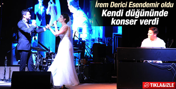 İrem Derici Rıza Esendemir'le evlendi İZLE