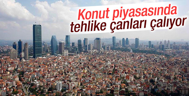 Konut piyasası alarm veriyor