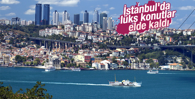 İstanbul'da lüks konut stoku artıyor