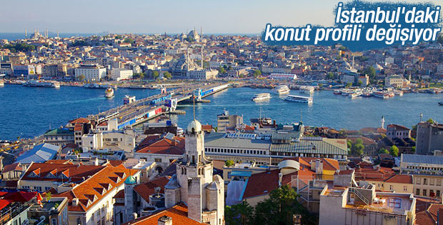 İstanbul'daki konut profili değişiyor