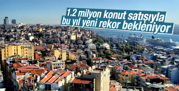 2015'te konut satışında hedef 1 milyon 200