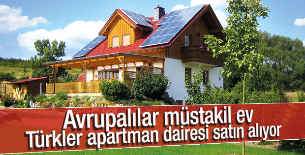 Türkler konut alırken apartman tercih ediyor