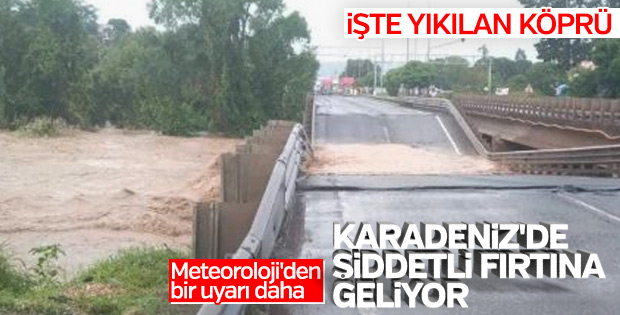 Meteoroloji'den Doğu Karadeniz için fırtına uyarısı