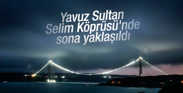 Üçüncü köprüde son 391 metre
