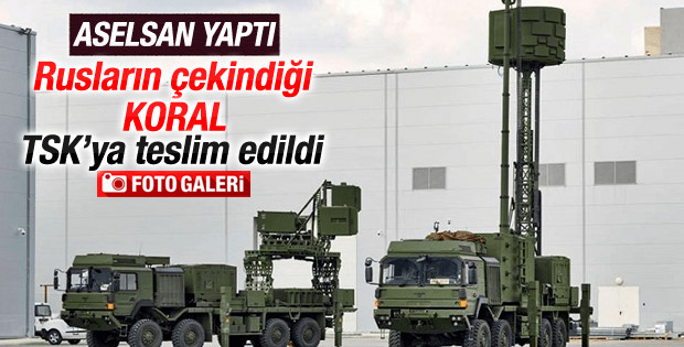 ASELSAN radar karıştırıcı KORAL'ı TSK'ya teslim etti