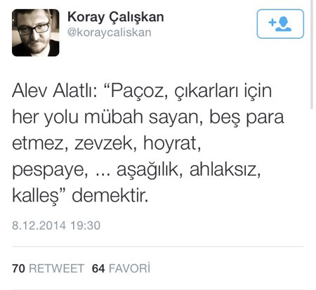 Koray Çalışkan Alev Alatlı'ya fena saydırdı! - Resim: 0