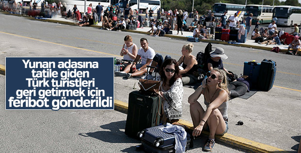 İstanköy'deki Türk turistler tahliye edildi