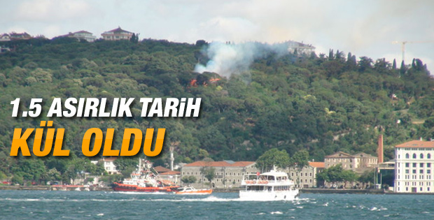 Fethi Paşa Korusu'nda yangın