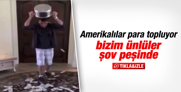 Bir kova buzlu suya en güzel tepki İZLE