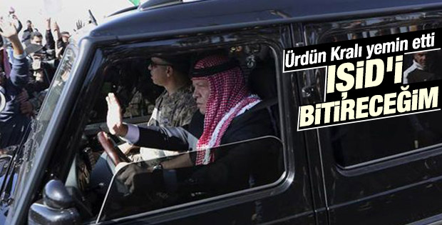 Ürdün Kralı'ndan IŞİD'i vuracağız yemini