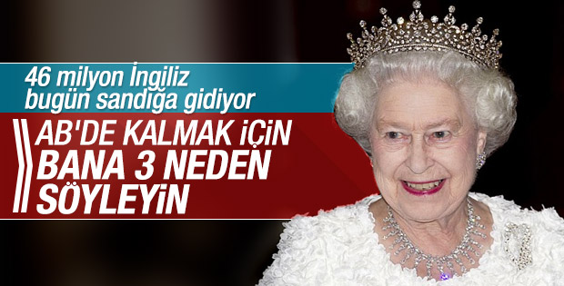 İngiltere Kraliçesi'nden referandum yorumu