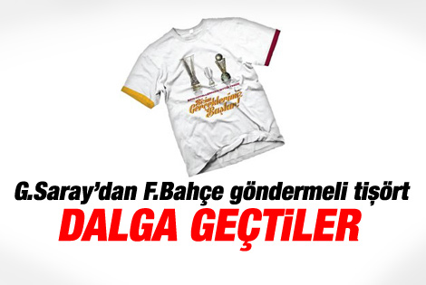 Galatasaray Dan Fenerbahce Gondermeli Tisort