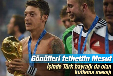 Mesut Özil Türkiye'yi unutmadı