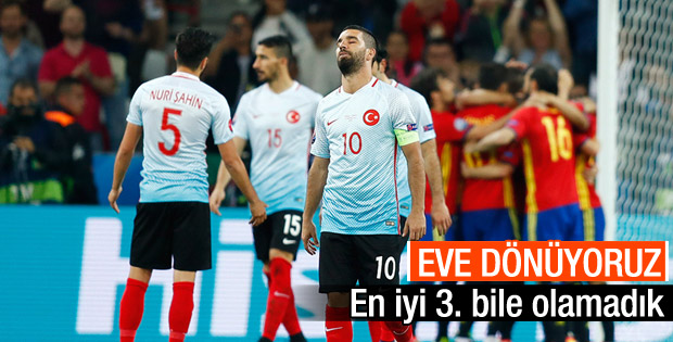 Türkiye EURO 2016'dan elendi