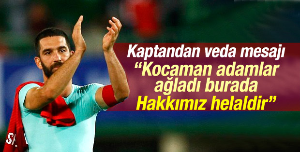 Arda Turan'dan veda mesajı