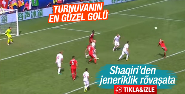 Shaqiri'nin rövaşatası İsviçre'ye yetmedi