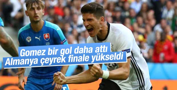 Almanya Slovakya'yı 3 golle geçti üst tura yükseldi