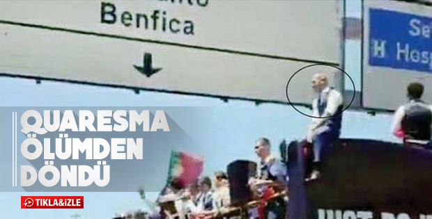 Ricardo Quaresma kazadan sıyrıldı - İZLE