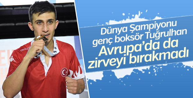 Genç boksör Tuğrulhan Erdemir Avrupa Şampiyonu
