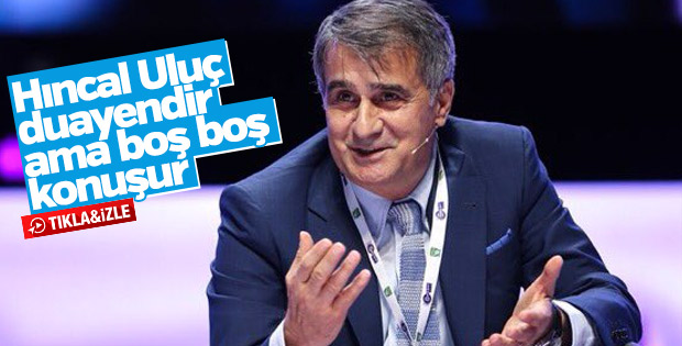 Şenol Güneş: Hıncal Uluç içerik olarak boştur