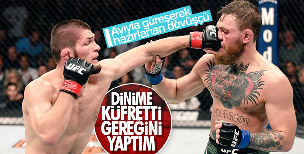 Nurmagomedov: Kimse benim dinime küfür edemez