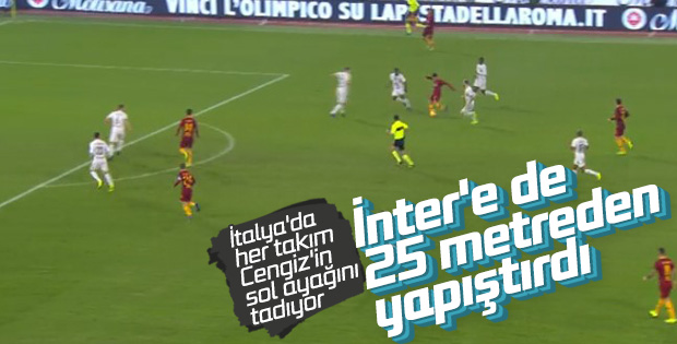 Cengiz Ünder'in İnter'e attığı şık gol