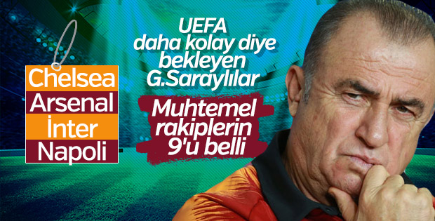 Galatasaray In Kesinlesen Muhtemel Rakipleri