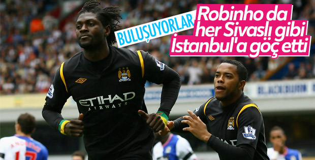 Robinho ile Adebayor yeniden buluşuyor