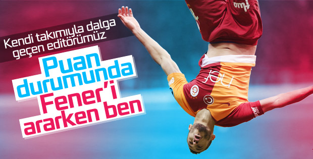 Belhanda'dan takla şov